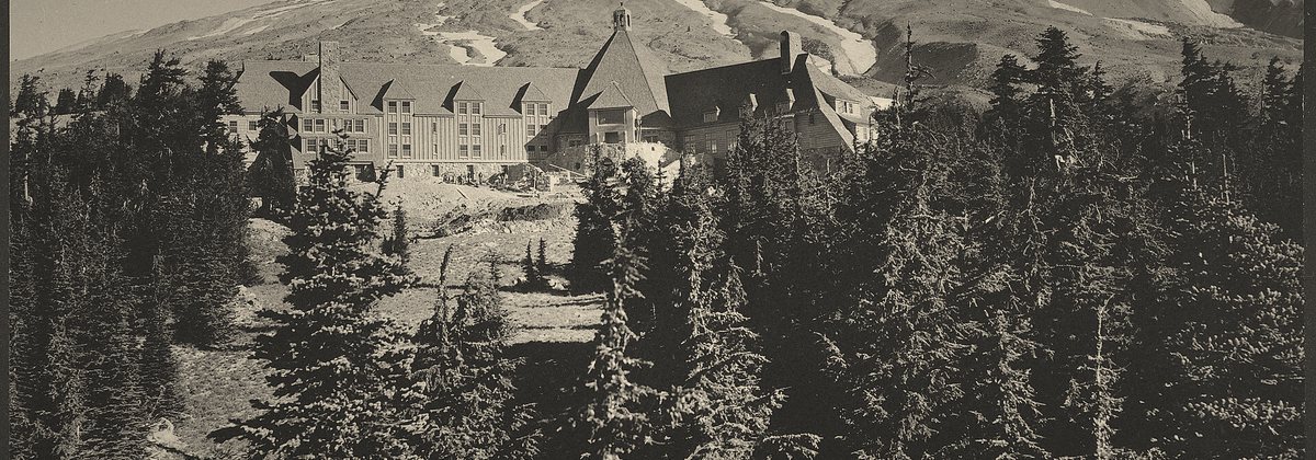 Timberline Lodge, Oregon, as the Overlook Hotel